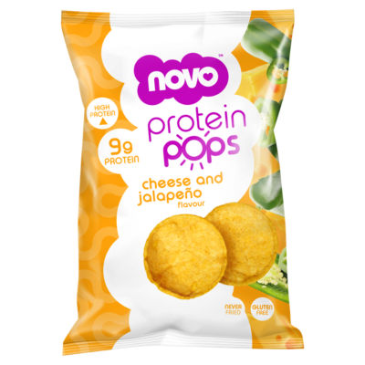 Novo Protein Pops cheese jalapeño 45g (British brand)