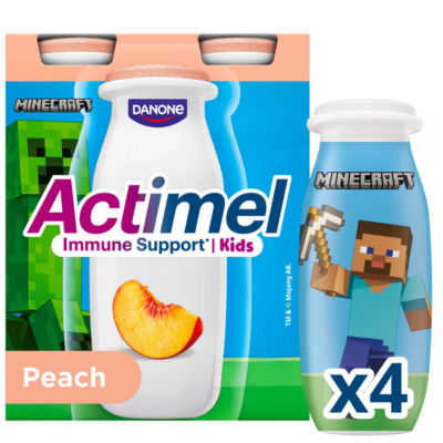 Actimel Kids Peach Yoghurt Drink