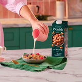 Plenish organic almond drink 1L, imported from the UK