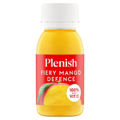 Plenish Fiery Mango Defence Shot 60ml, imported from the UK