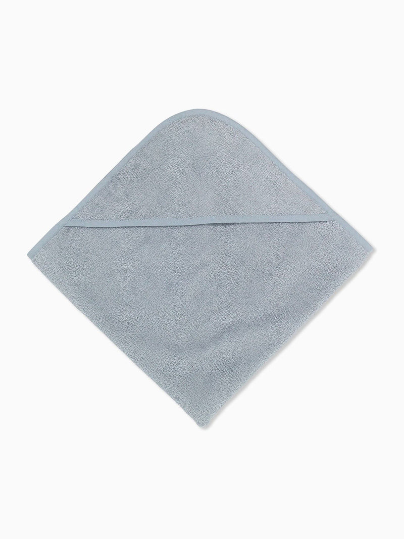 MORI blue baby hooded towel 75x75 cm - British product