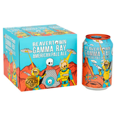 Beavertown Gamma Ray American Pale Ale 4 x 330ml, UK version