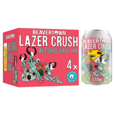 Beavertown alcohol free IPA 4 pack 330ml cans, UK version