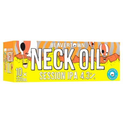 Beavertown Neck Oil Session IPA 10 x 330ml - British product