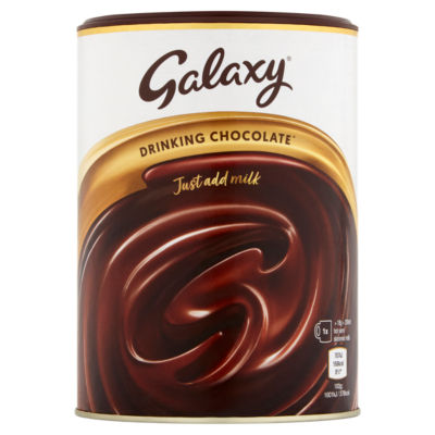 Galaxy drinking chocolate fat reduced cocoa 500g, imported from the UK