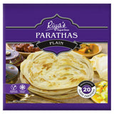 Riya's Plain Paratha Family Pack 20pk, imported from the UK