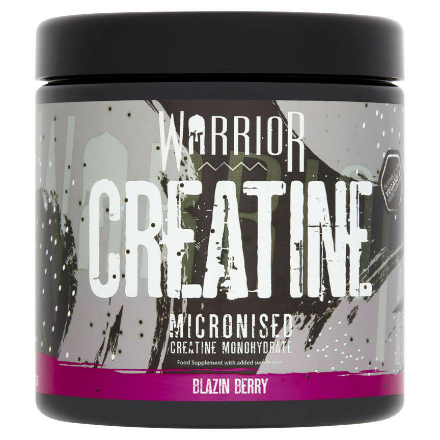 Warrior Micronised Creatine Monohydrate Blazin Berry GOODS ASDA