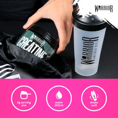 Warrior Micronised Creatine Monohydrate Blazin Berry