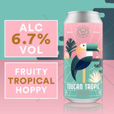 Vocation Toucan Tropic DDH IPA beer 440ml (British brand)