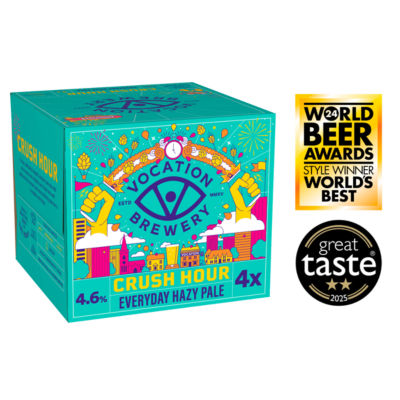 Vocation Crush Hour Everyday Hazy Pale Ale 4 x 330ml (British brand)