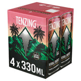 Tenzing energy drink Pineapple & Passionfruit 4 x 330ml (British brand)