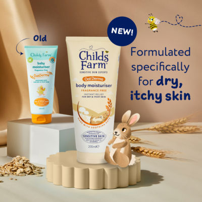 Childs Farm OatDerma body moisturiser fragrance free 200ml - British product