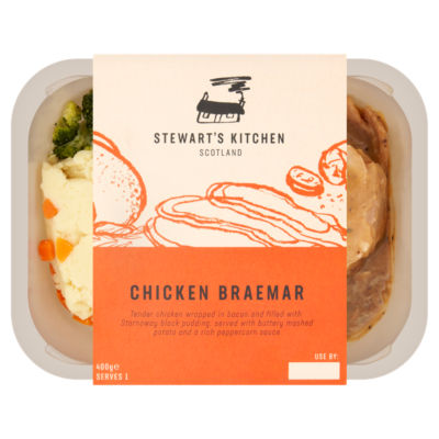 Stewart's Kitchen Chicken Braemar frozen meal (British brand)