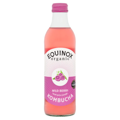 Equinox wild berry kombucha drink 275ml - British product