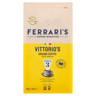 Ferrari's Vittorio's Ground Coffee 200g