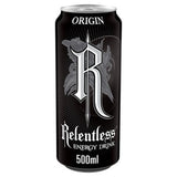 Relentless Origin energy drink 500ml, imported from the UK