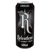 Relentless Origin energy drink 500ml, imported from the UK