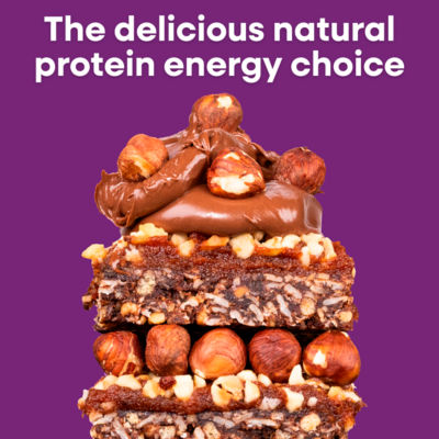 Tribe protein flapjack choc hazelnut 50g, UK version