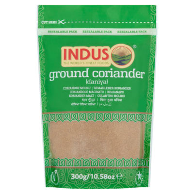 Indus ground coriander daniya 300g, UK version