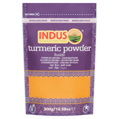 Indus Turmeric Powder Haldi 300g, imported from the UK