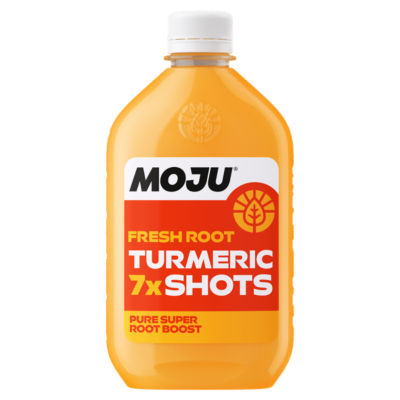 MOJU Turmeric Dosing Bottle 7x Shots 420ml, imported from the UK