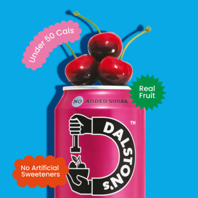 Dalston's Sparkling Cherry Drink 4 x 330ml - British product