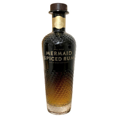 Isle of Wight Distillery Mermaid Spiced Rum 70cl, imported from the UK