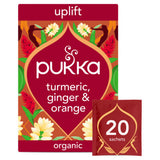 Pukka organic turmeric ginger tea 20 bags, imported from the UK