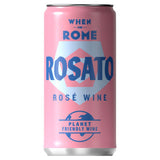 When in Rome Rosato premium Italian rosé wine can 187ml - British product
