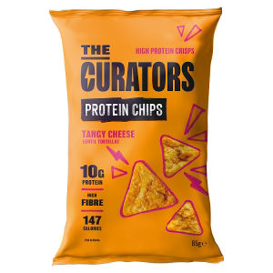 The Curators Tangy Cheese Protein Chips 85g - British product