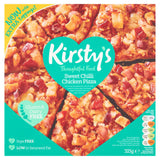 Pizza de pollo con chile dulce sin gluten de Kirsty's, 325 g