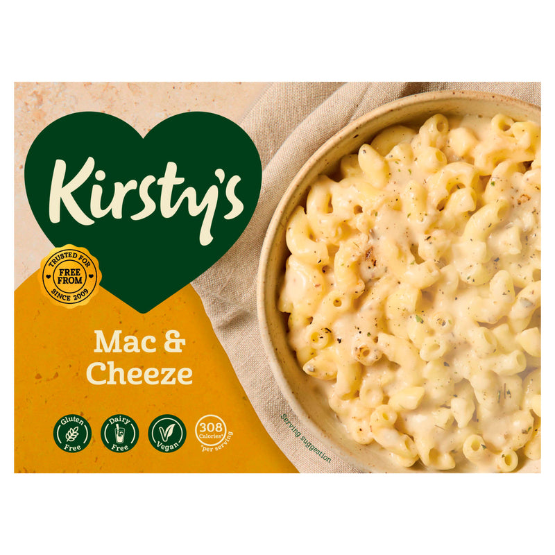 Kirsty's Mac & Cheeze frozen meal 275g, UK version