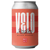 West Velo radler blood orange 330ml, imported from the UK