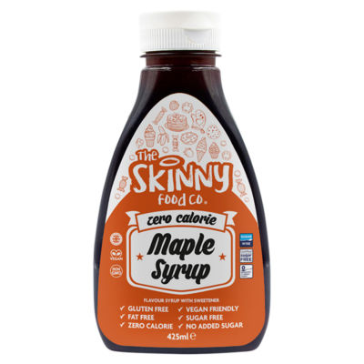 The Skinny Food Co sugar free maple syrup 425ml, UK version