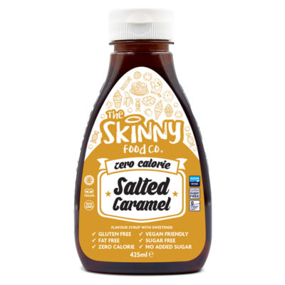The Skinny Food Co. salted caramel flavour syrup with sweetener 425ml (British brand)