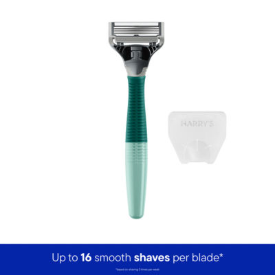 Harry's men's 5 blade razor Tropical Green, UK version