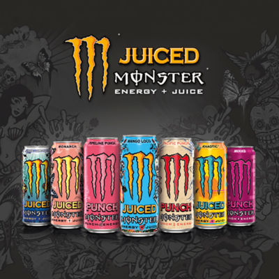 Monster Pacific Punch energy drink 500ml, imported from the UK
