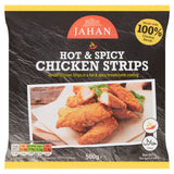 Jahan Hot Spicy Chicken Strips 500g, UK version