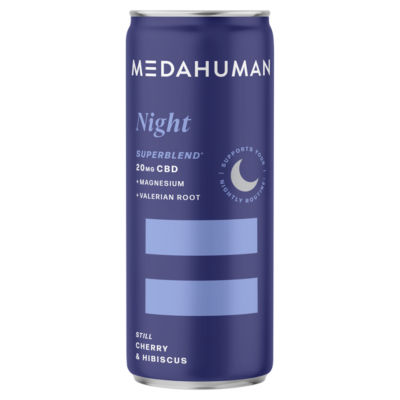 Medahuman NIGHT Still CBD drink 250ml, imported from the UK