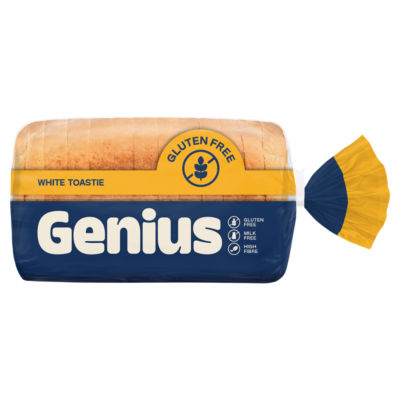 Genius soft white toastie bread 430g - British product