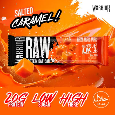 Warrior Protein Flapjack Salted Caramel 75g (British brand)