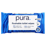 Pura flushable toilet wipes 40 wipes, UK version