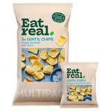 Eat Real salted lentil chips multipack 5 x 18g - British product