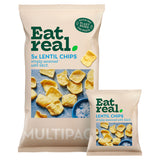 Eat Real salted lentil chips multipack 5 x 18g - British product