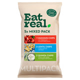 ASDA Eat Real Mixed Variety Hummus Lentil Quinoa Chips Multipack 98g- Buy online at McGrocer