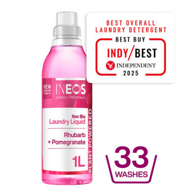 Lessive liquide non bio INEOS Next Gen Rhubarbe + Grenade 1000 ml