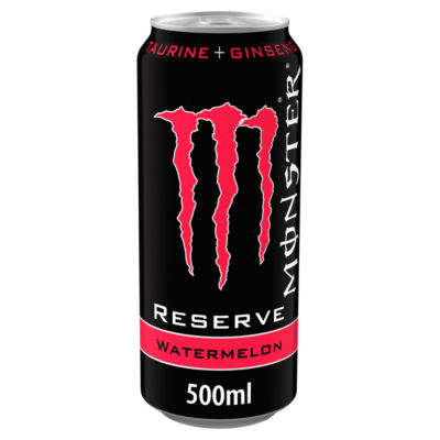 Monster Energy Reserve Watermelon energy drink 500ml (British brand)