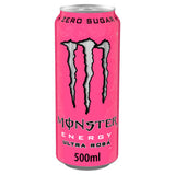 Monster Ultra Rosa energy drink 500ml, imported from the UK
