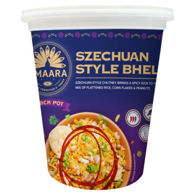 Amaara Szechuan Bhel Snack Pot 100g - British product