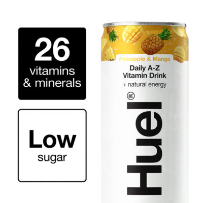 Huel multivitamin drink Pineapple & Mango 330ml, UK version